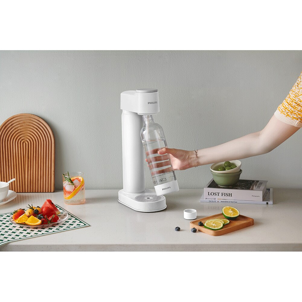 Aparat bauturi carbogazoase PHILIPS Lite 218613, alb