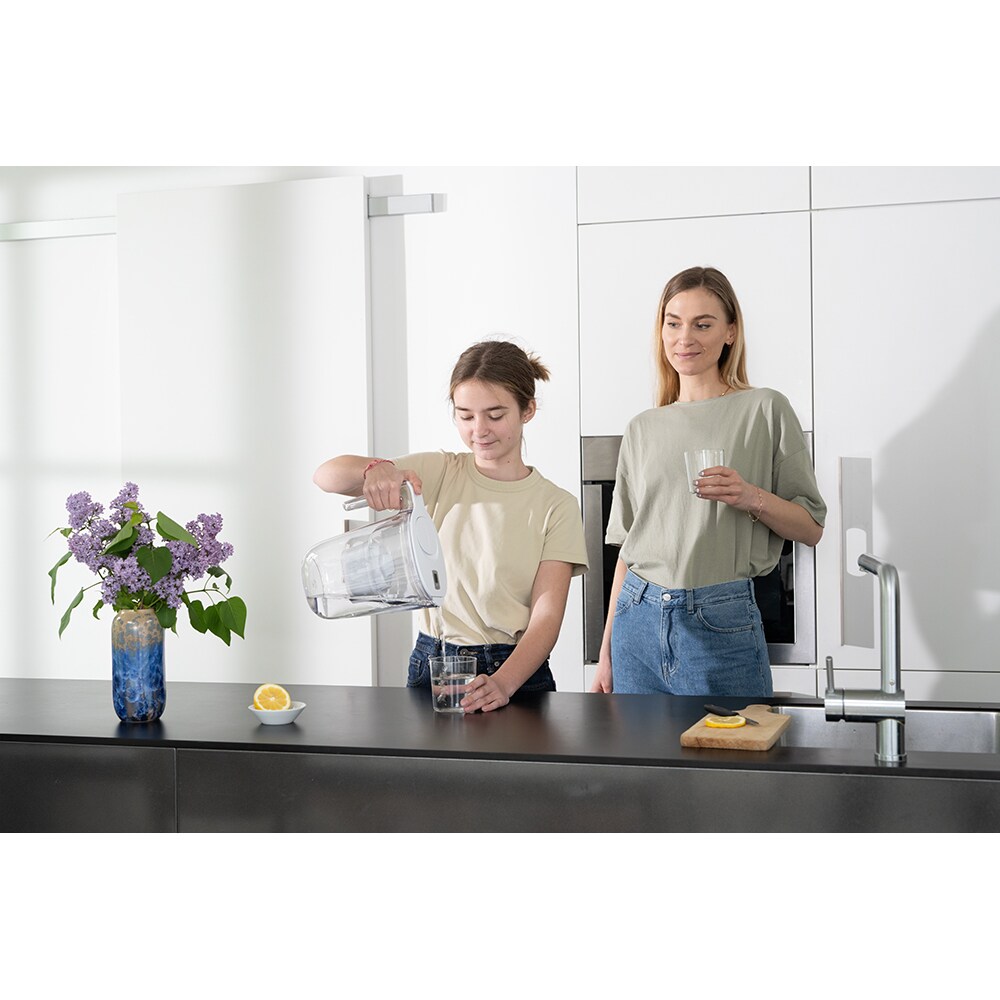 Cana filtranta PHILIPS 218628, 2.6l, alb-transparent