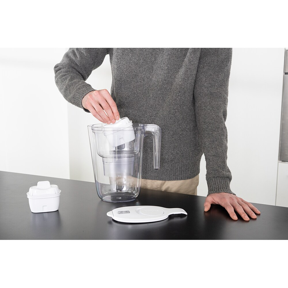 Cana filtranta PHILIPS 218632, 2.6l, alb-transparent