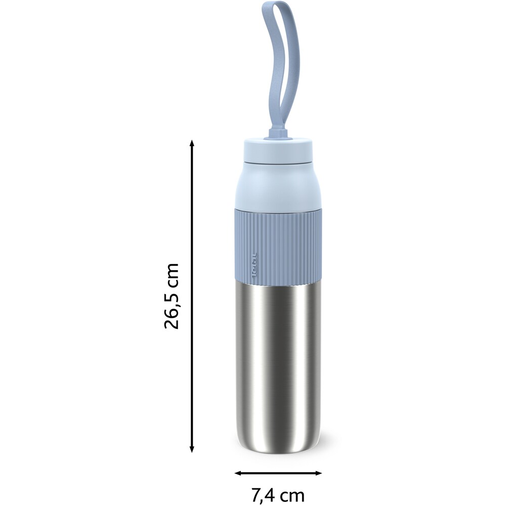 Termos TEFAL Beyou N2193410, 0.7l, inox, albastru