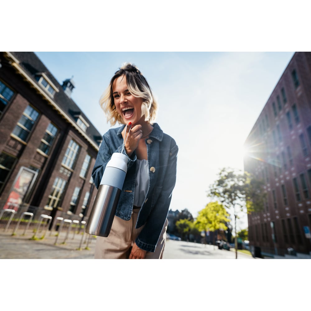 Termos TEFAL Beyou N2193410, 0.7l, inox, albastru