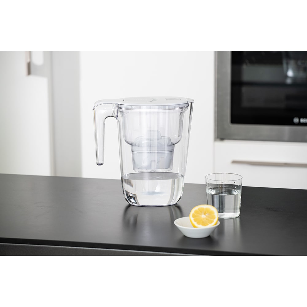 Cana filtranta PHILIPS + 3 filtre 225161, 2.6l, alb-transparent