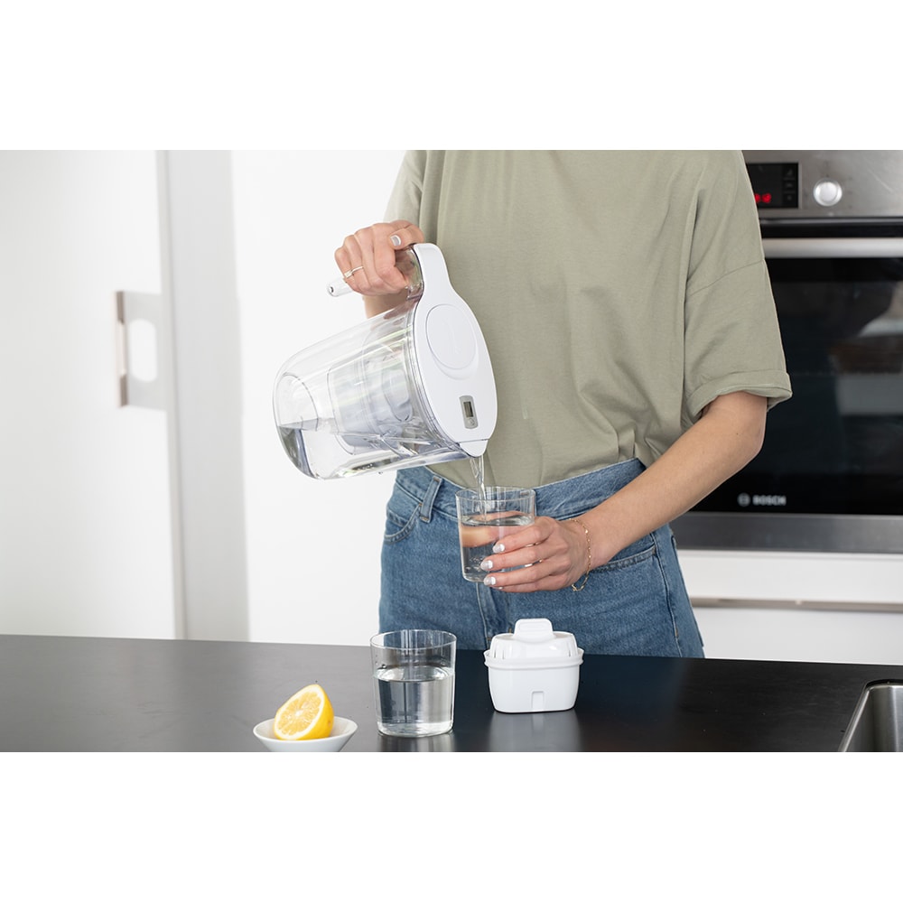 Cana filtranta PHILIPS + 3 filtre 225161, 2.6l, alb-transparent