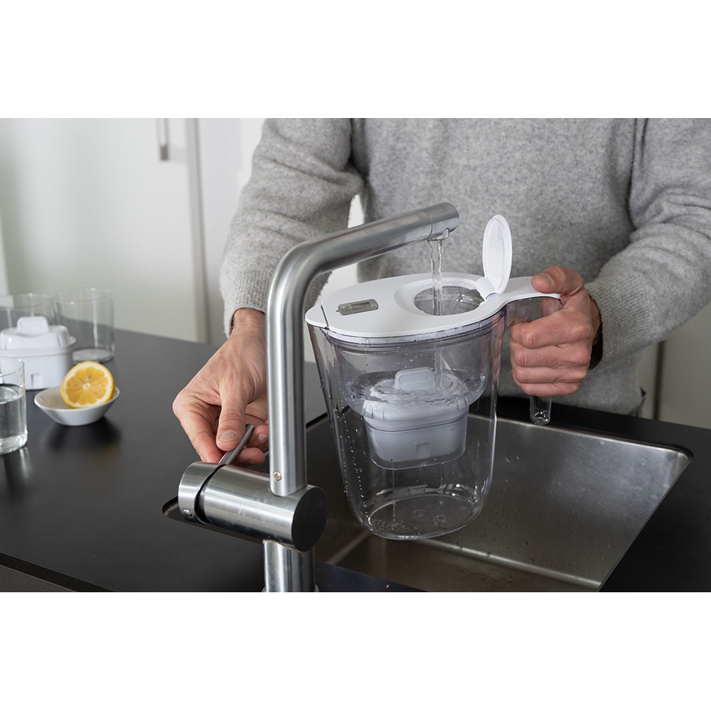 Cana filtranta PHILIPS + 3 filtre 225161, 2.6l, alb-transparent