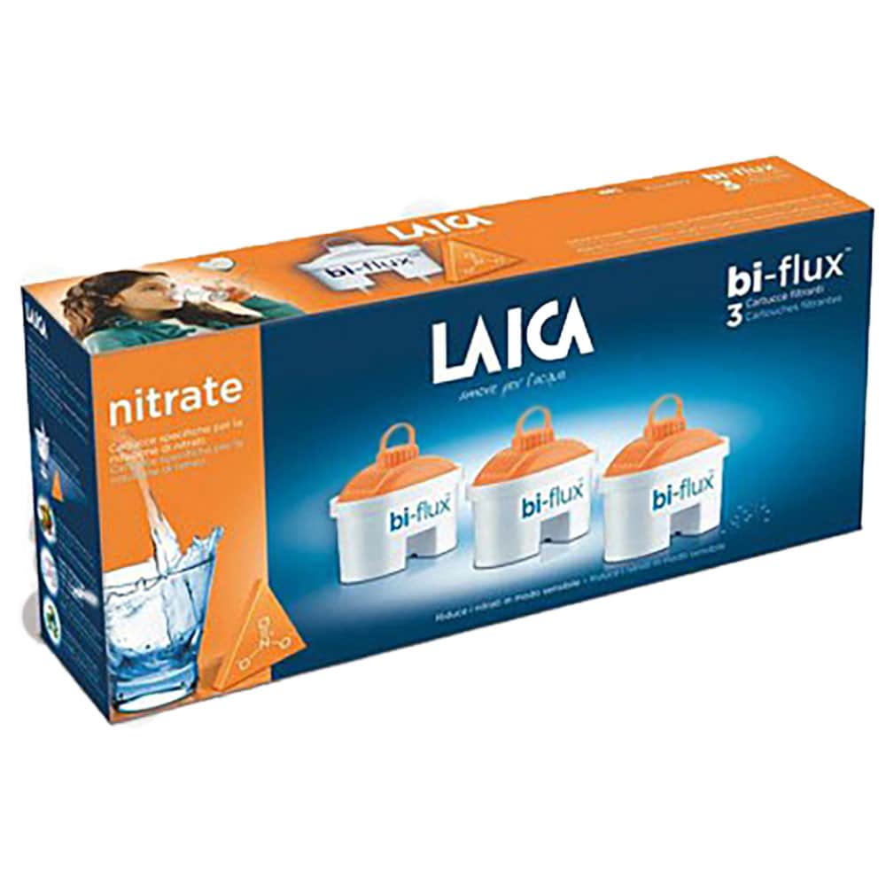 Set filtre LAICA Bi-Flux Nitrate N3N, 3 buc, alb