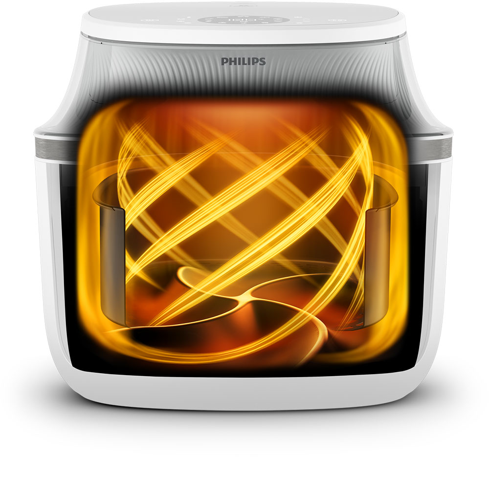 Friteuza cu aer cald PHILIPS Seria 3000 NA331/10, 6.2l, 1700W, alb