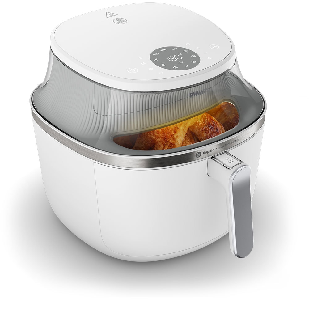 Friteuza cu aer cald PHILIPS Seria 3000 NA341/10, 7.2l, 2000W, alb