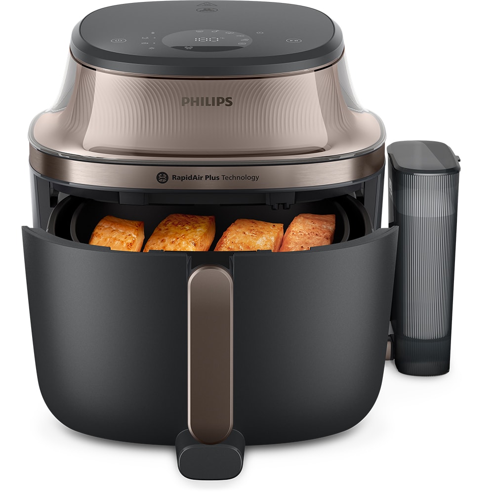 Friteuza cu aer cald PHILIPS Seria 5000 NA547/07, 7.2l, 2000W, negru