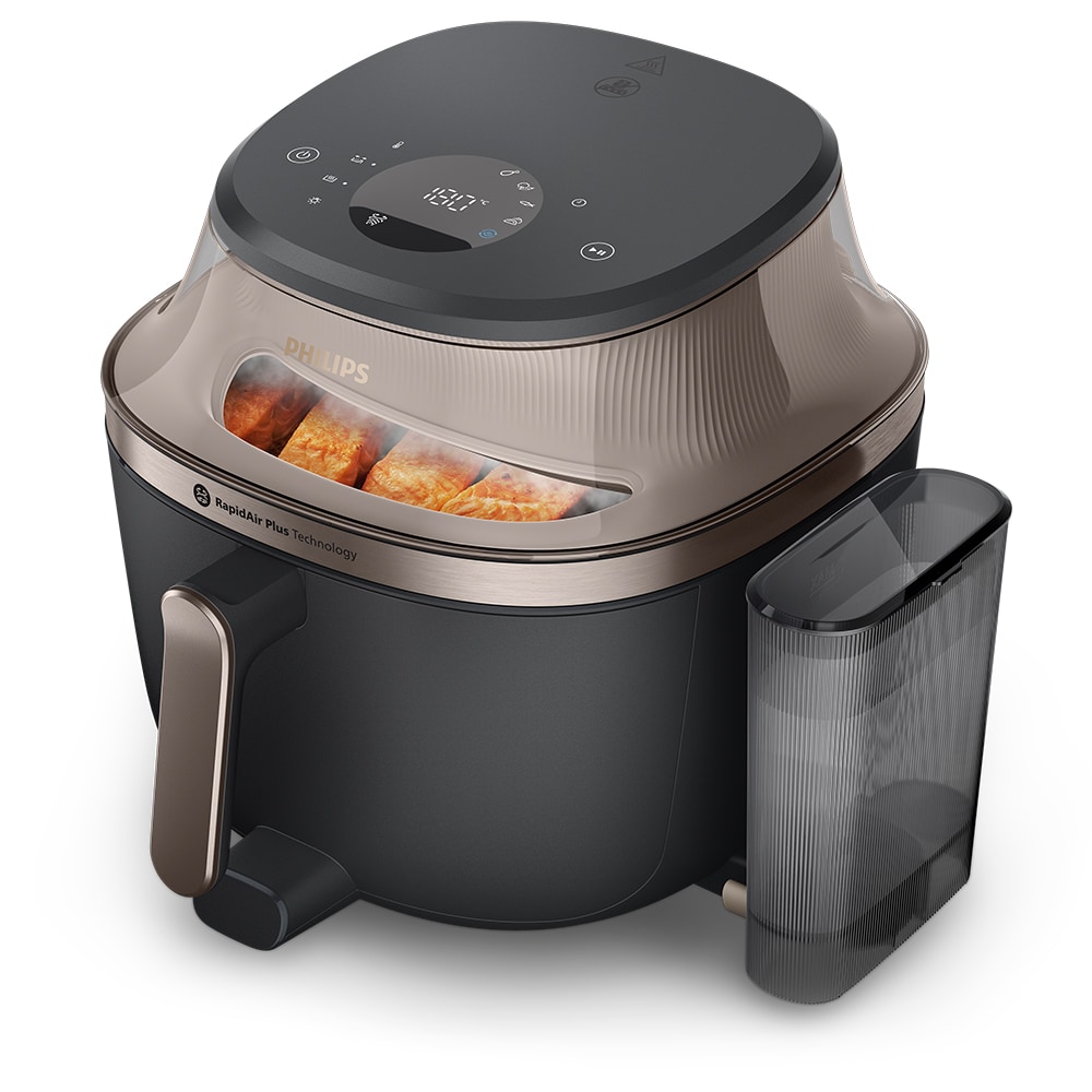 Friteuza cu aer cald PHILIPS Seria 5000 NA547/07, 7.2l, 2000W, negru