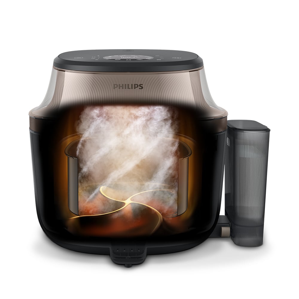 Friteuza cu aer cald PHILIPS Seria 5000 NA547/07, 7.2l, 2000W, negru