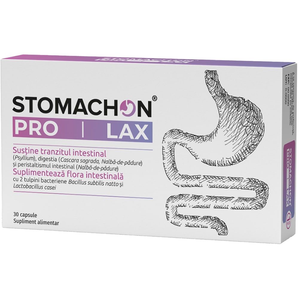 Supliment Stomachon Pro Lax, 30 capsule, NATURPHARMA
