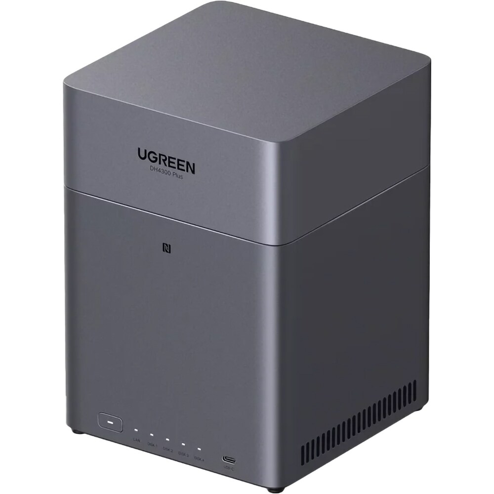 Network Attached Storage UGREEN DH4300 Plus, 2.0GHz, 8GB, 4-Bays, gri