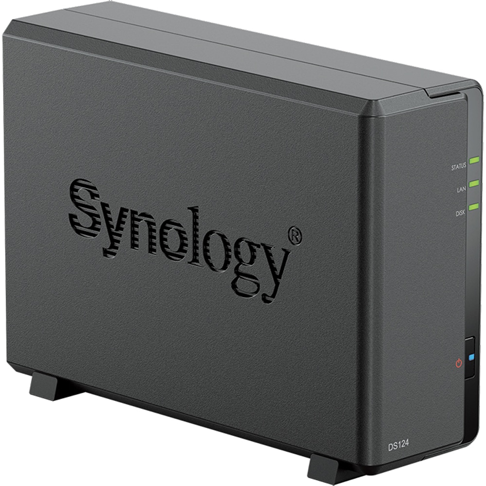 Network Attached Storage SYNOLOGY DS124, Realtek RTD1619B, 1.7GHz, 1GB, 1-Bays, negru