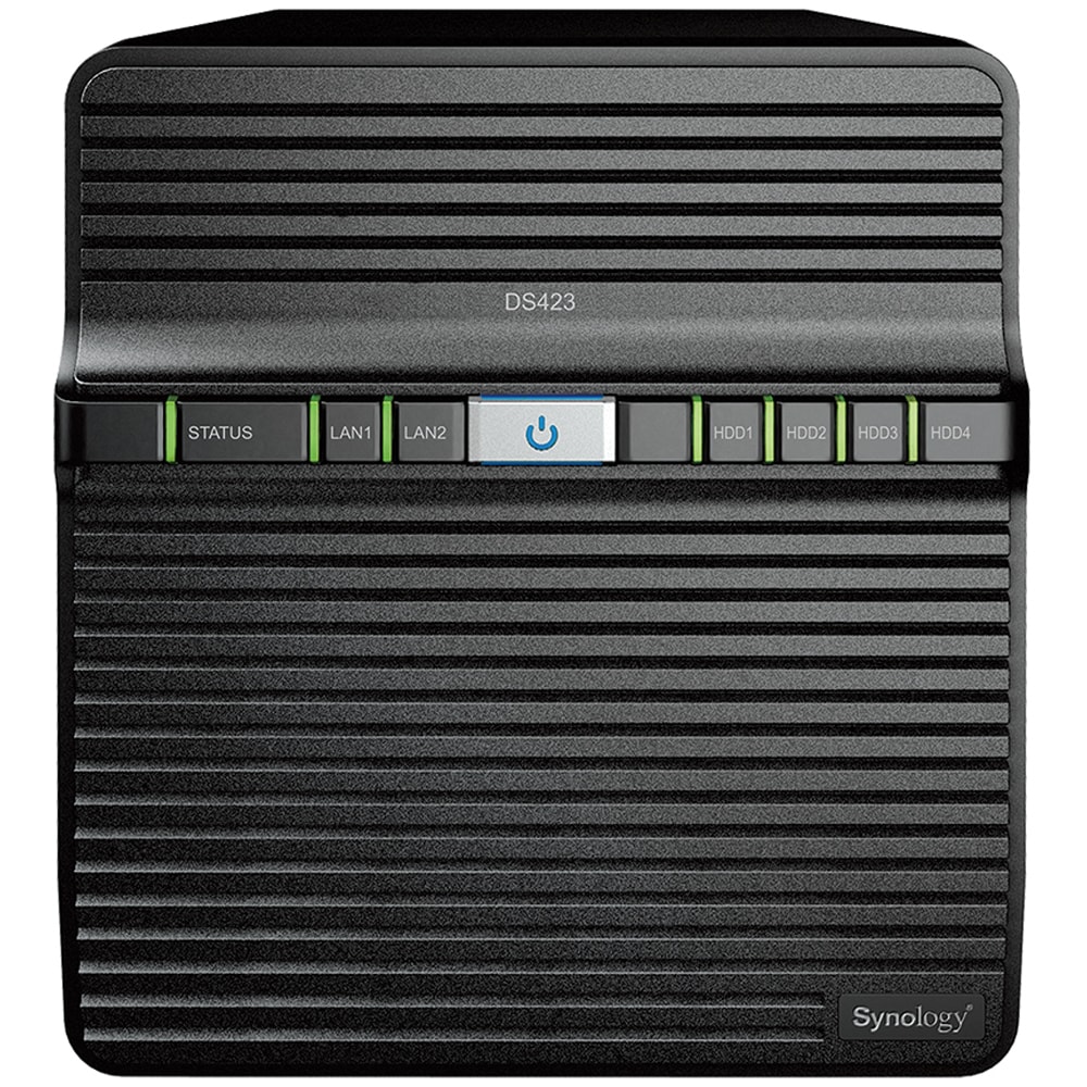 Network Attached Storage SYNOLOGY DS423, Realtek RTD1619B, 1.7GHz, 2GB, 4-Bays, negru