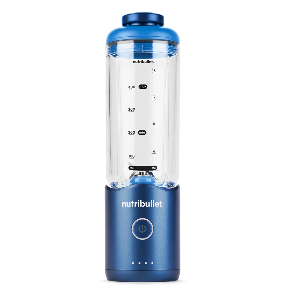 Blender portabil NUTRIBULLET Flex NBP013BL, 0.59l, 1 treapta viteza, USB-C, albastru