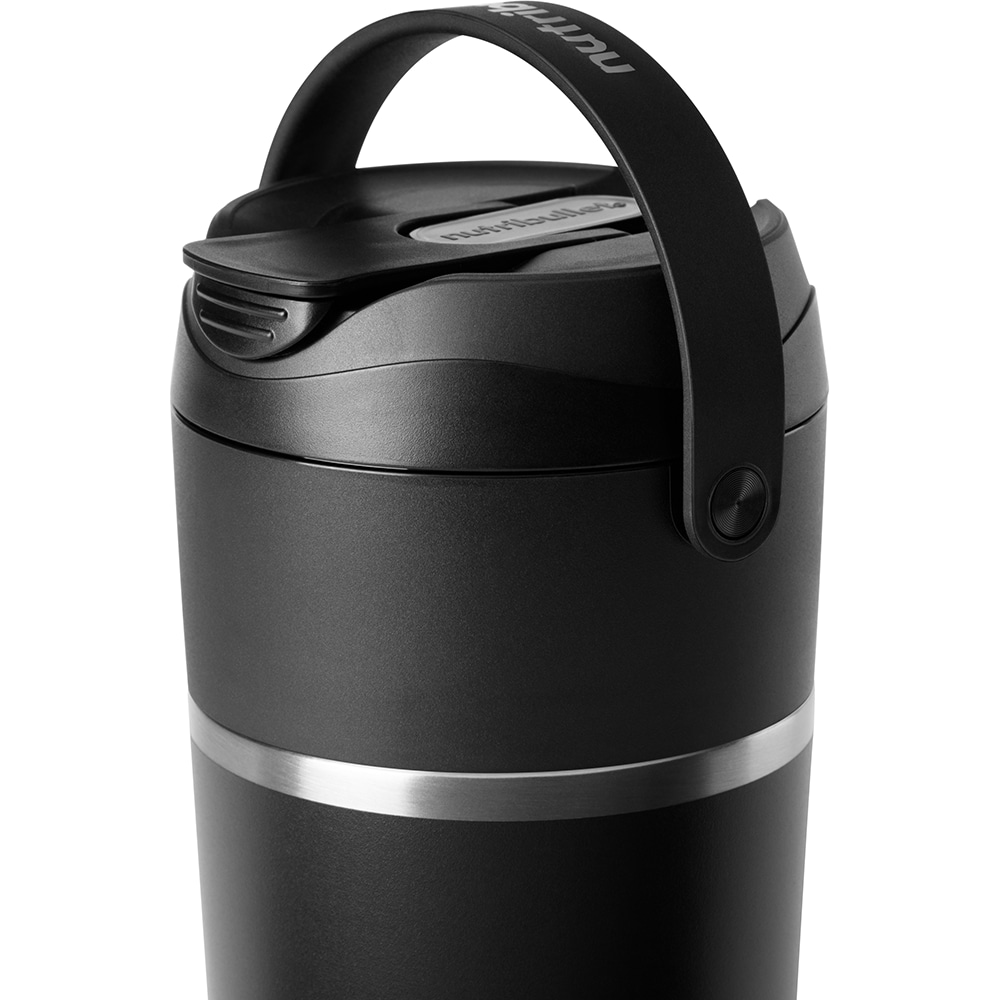 Blender portabil NUTRIBULLET NBP016B, 0.59l, 1 treapta viteza, USB-C, negru-argintiu