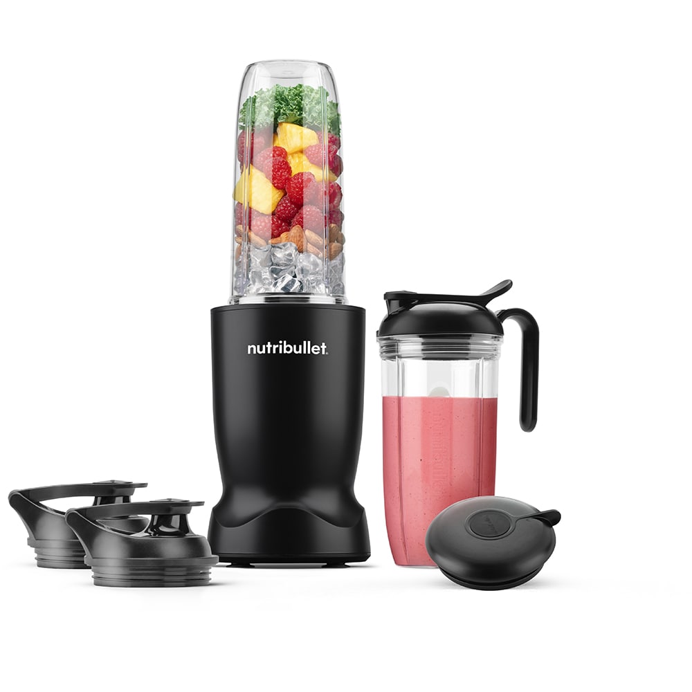 Blender NUTRIBULLET Turbo NBT1006MB, 0.9l, 1 treapta viteza, 1000W, negru