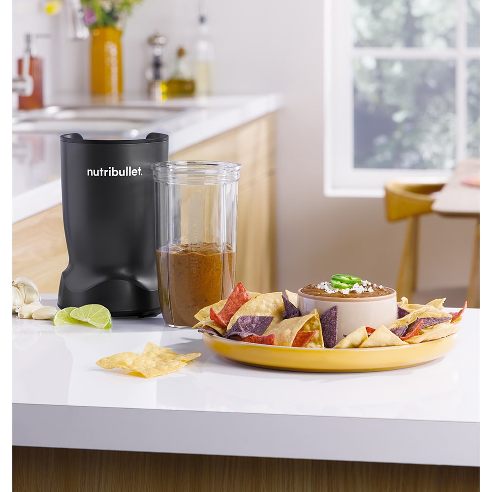Blender NUTRIBULLET Turbo NBT1006MB, 0.9l, 1 treapta viteza, 1000W, negru