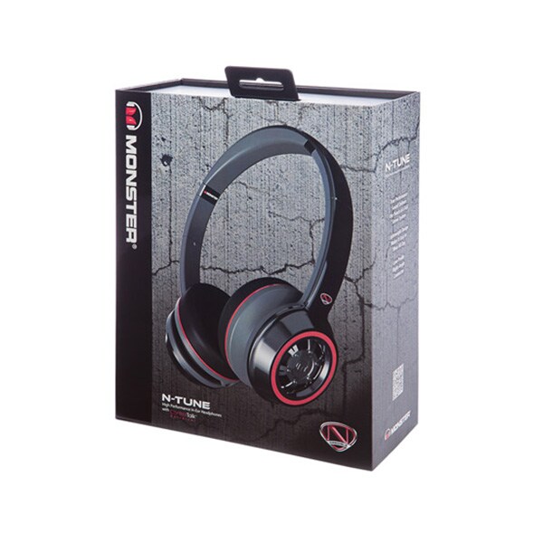 Casti stereo Monster Ncredible Ntune 128893, negru