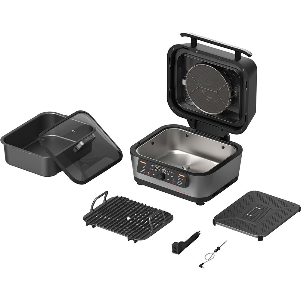 Multicooker NUTRICOOK Revolution NC-RG600EU, 8.5l, 1760W, 12 programe, argintiu-negru