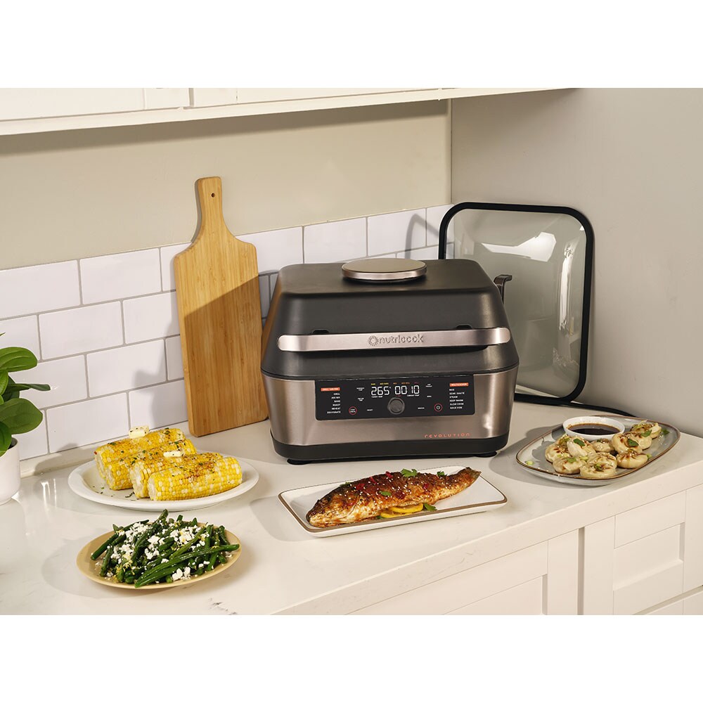 Multicooker NUTRICOOK Revolution NC-RG600EU, 8.5l, 1760W, 12 programe, argintiu-negru