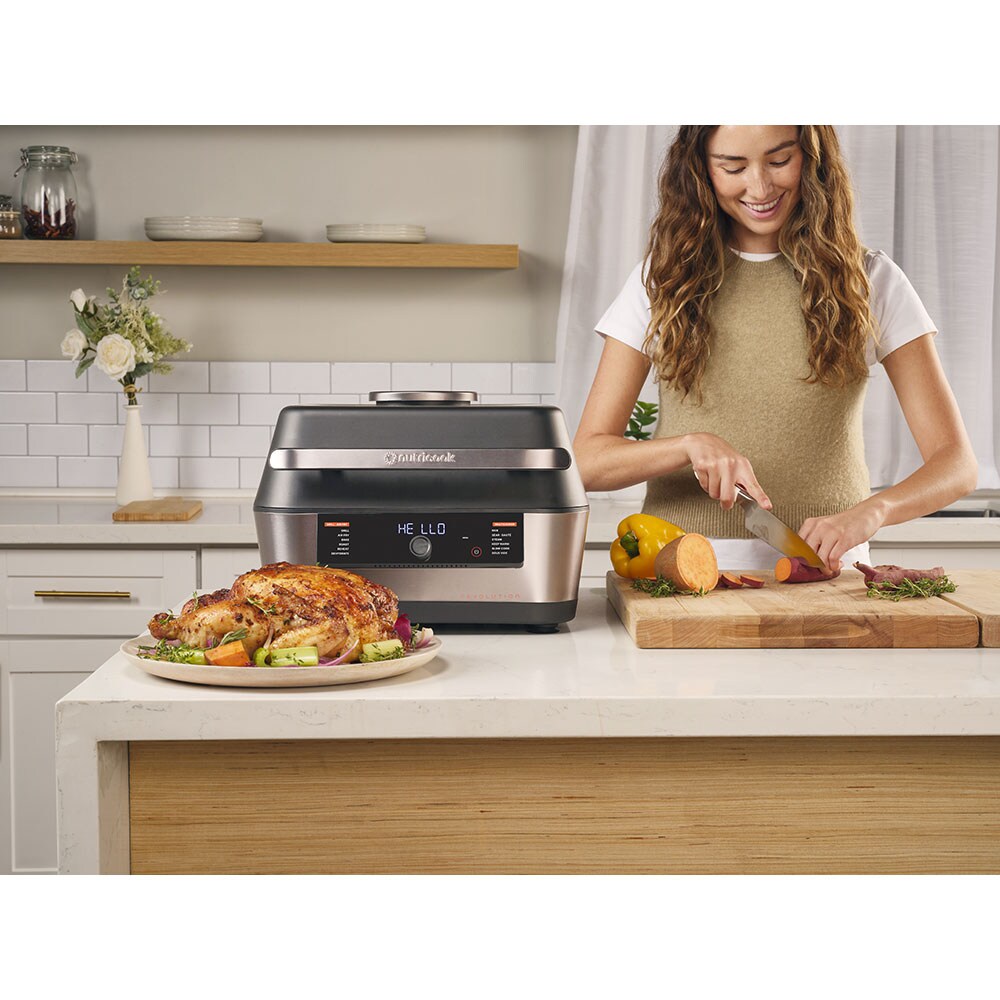 Multicooker NUTRICOOK Revolution NC-RG600EU, 8.5l, 1760W, 12 programe, argintiu-negru