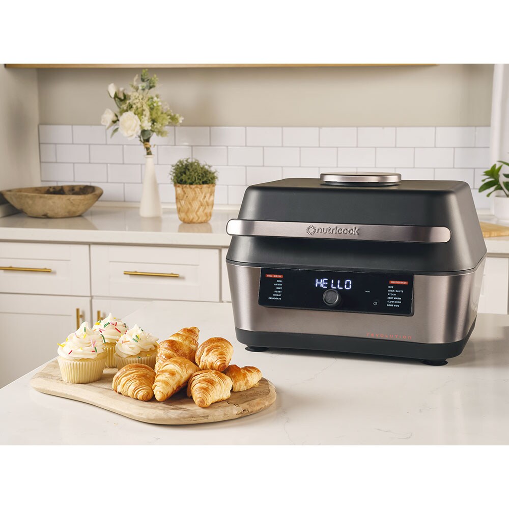 Multicooker NUTRICOOK Revolution NC-RG600EU, 8.5l, 1760W, 12 programe, argintiu-negru