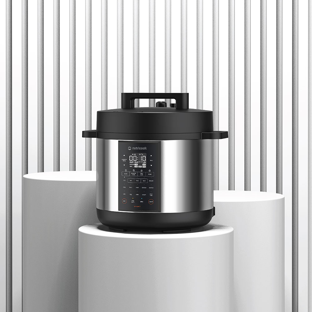 Multicooker NUTRICOOK Smart Pot 3 NC-SP330EU, 8l, 1500W, 17 programe, argintiu-negru