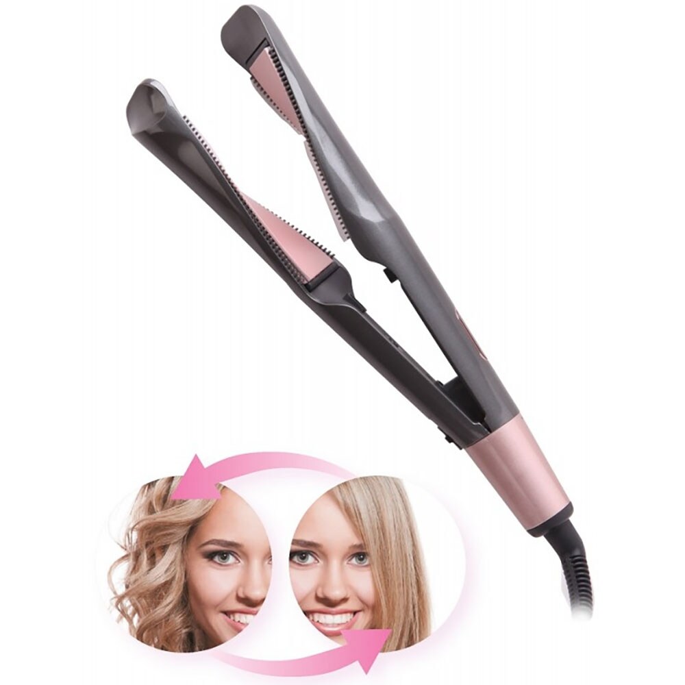 Placa de indreptat si ondulat parul JOCCA 1549, 230 grade, invelis ceramic, gri