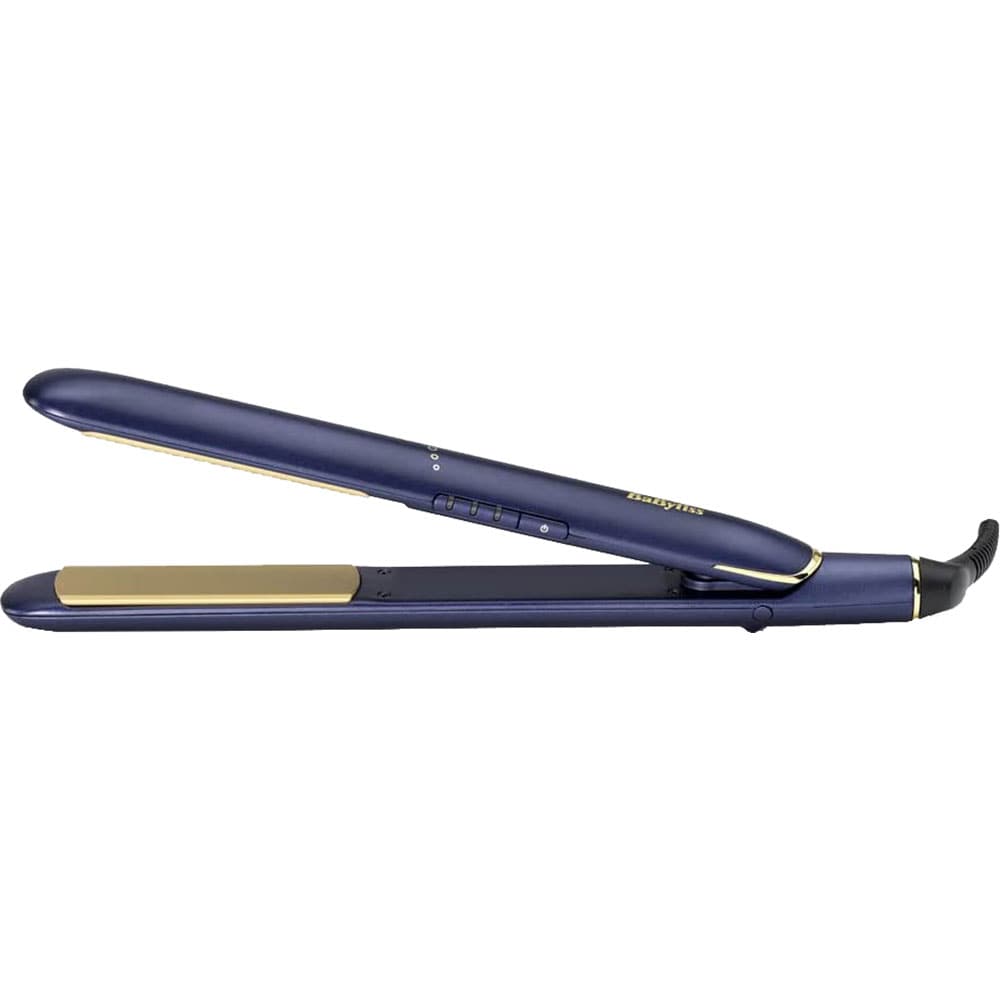 Placa de indreptat parul BABYLISS 2516PE, 235 grade, invelis titanium-ceramic, albastru