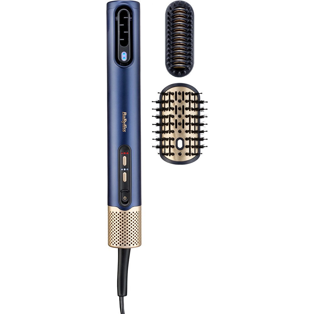 Perie cu aer cald BABYLISS Air Wand AS6550E 3in1, 1600W, 4 trepte temperatura, albastru inchis