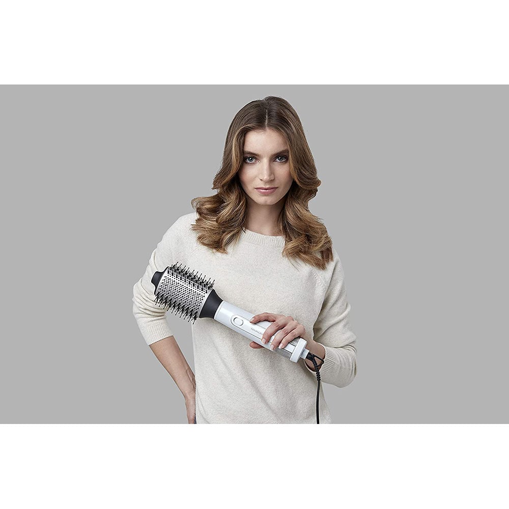 Perie cu aer cald REMINGTON Hydraluxe AS8901, 1200W, 2 viteze, 3 trepte temperatura, Invelis Ceramic, alb