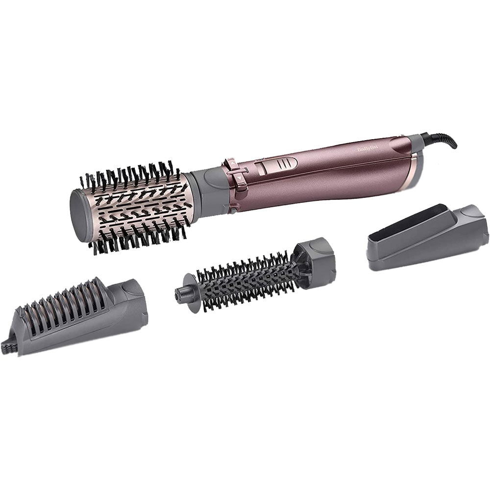 Perie rotativa BABYLISS Beliss Big Hair AS960E, 1000W, 2 viteze, 2 trepte temperatura, roz