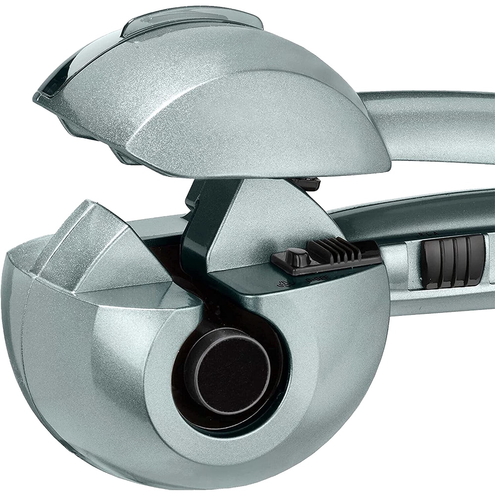 Ondulator automat BABYLISS C1800E Curl Secret Shine, 230 grade, invelis ceramic, argintiu