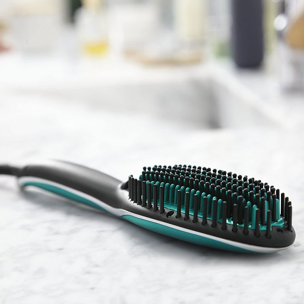 Perie termica ROWENTA Power Straight CF5820F0, 3 trepte temperatura, negru