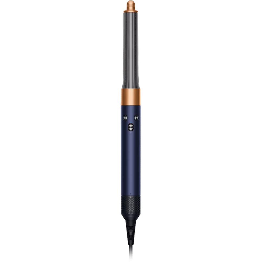 Ondulator Multistyler Dyson HS05 Airwrap Complete Long Volumise, 90 grade, invelis ceramic, albastru de Prusia-cupru