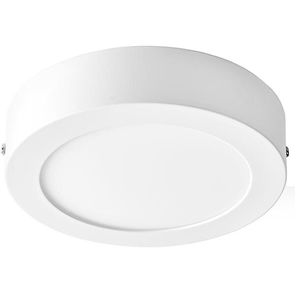 Plafoniera LED NEDIS WIFILAW10WT, 12W, 800lm, Wi-Fi, lumina variabila, alb