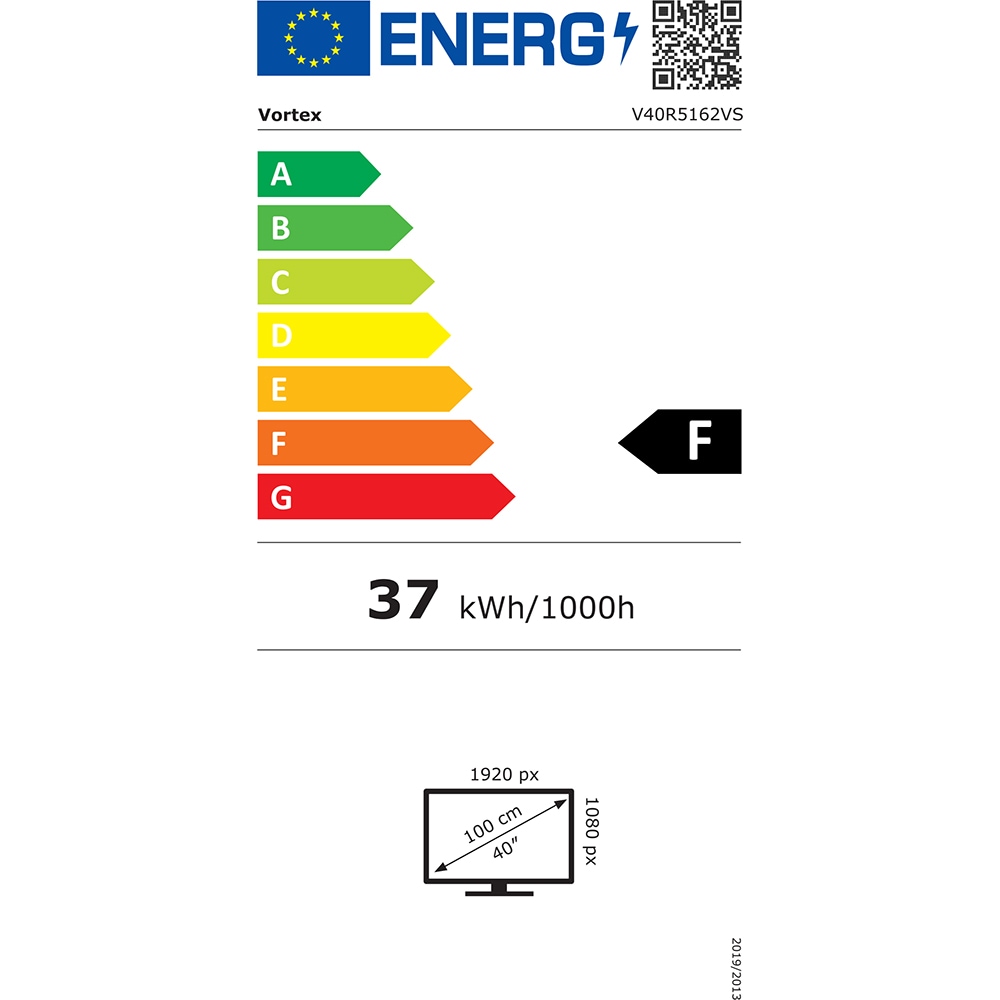 Televizor LED Smart VORTEX V40R5162VS, FullHD, 101cm