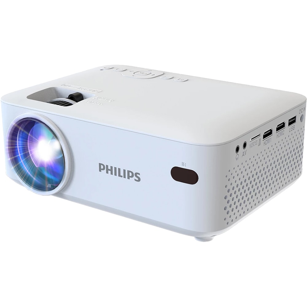 Videoproiector PHILIPS NeoPix 100, WVGA , alb