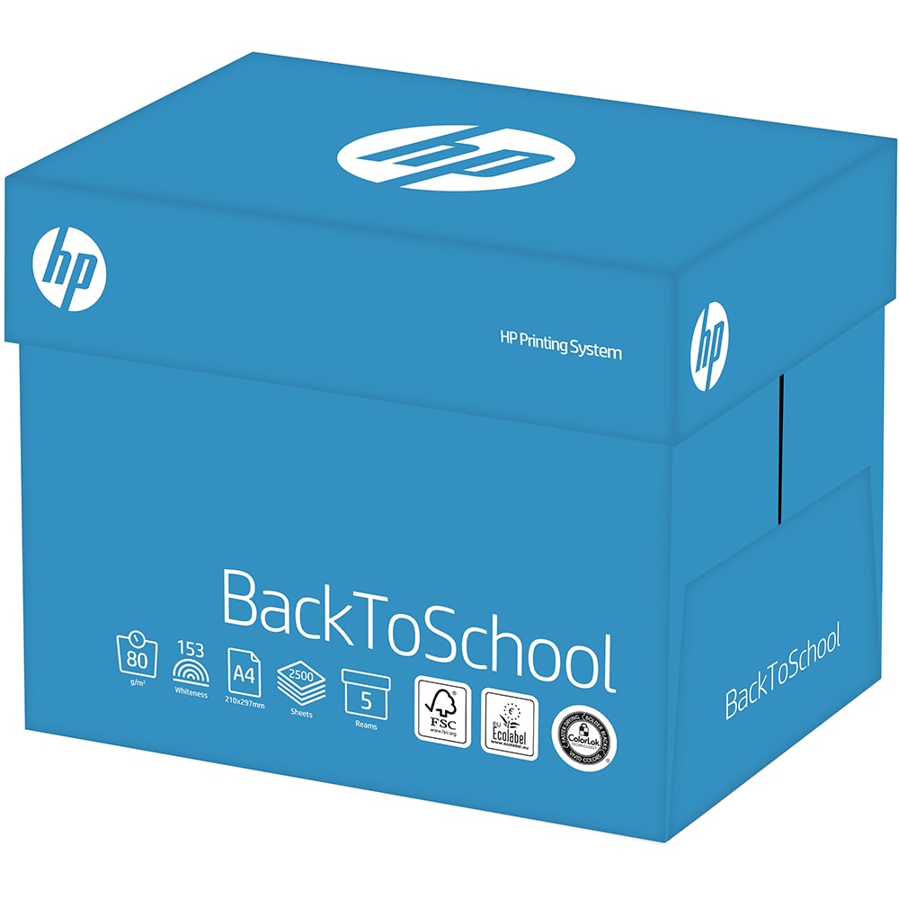 Hartie copiator HP Back to School, A4, 80g/mp, 500 coli