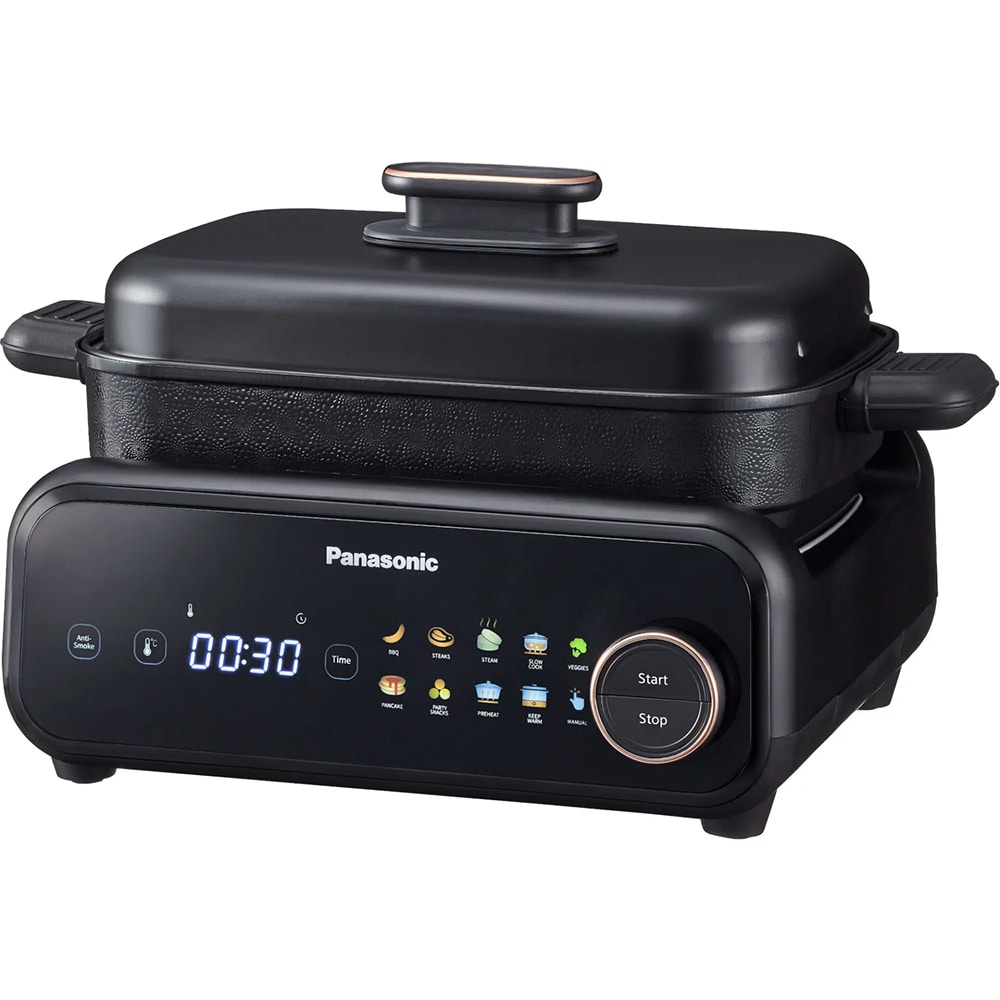 Gratar electric PANASONIC NF-GM400KXE, 1524W, Multi-Cooker, negru