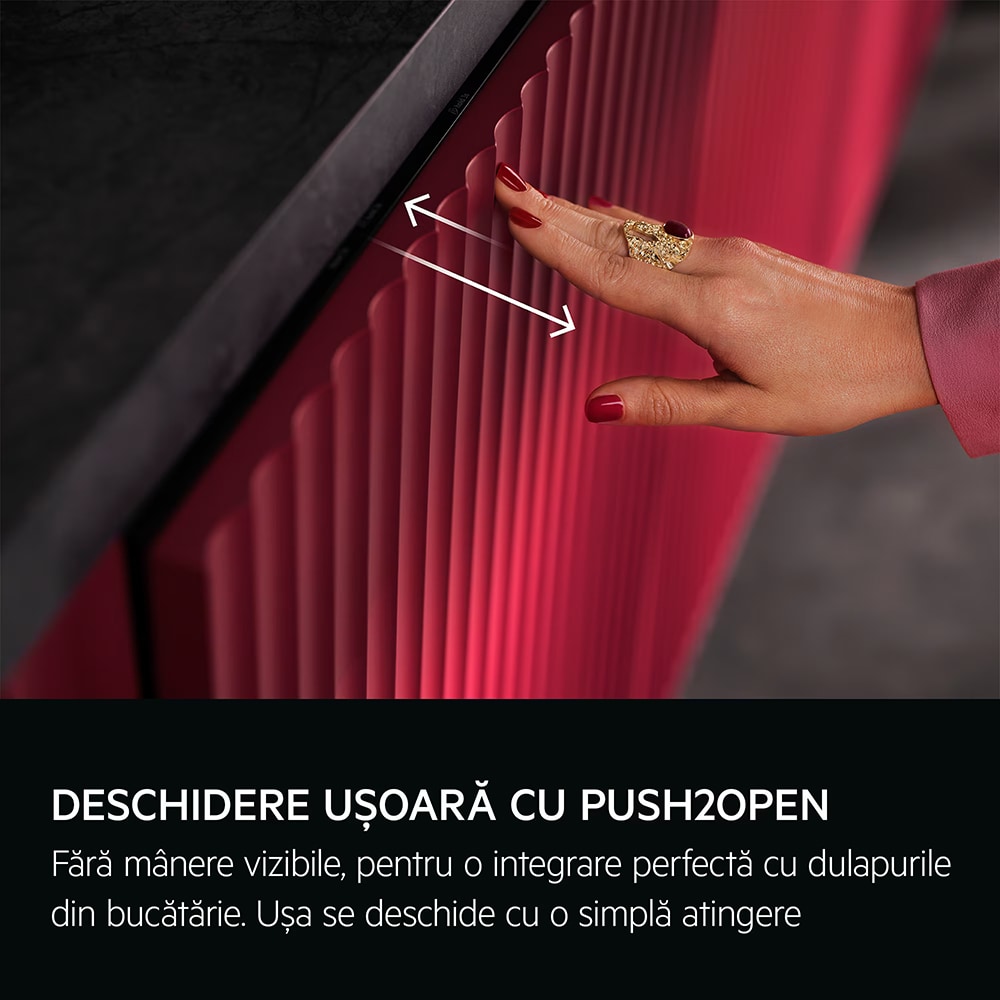 Masina de spalat vase incorporabila AEG NG97IX50PK, 14 seturi, 8 programe, 60 cm, Clasa A, Wi-Fi, panou comanda negru