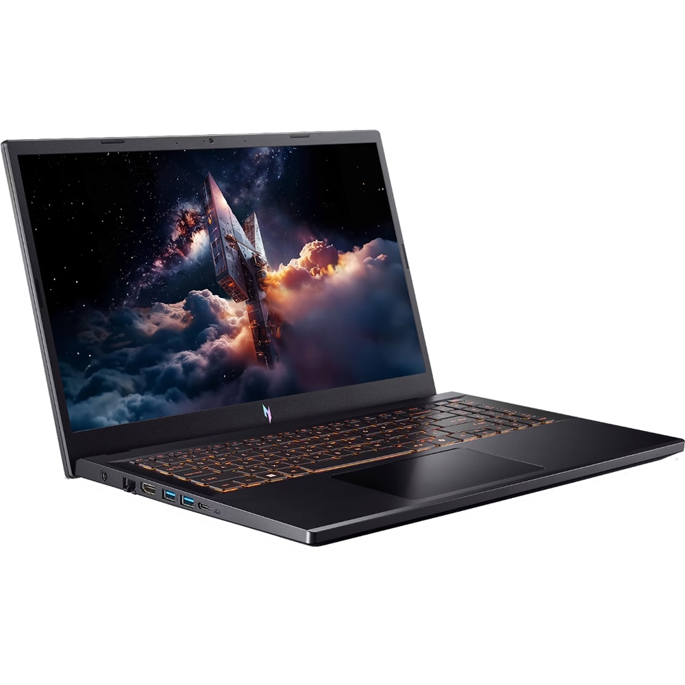Laptop Gaming ACER Nitro V 15 ANV15-42-R4DB, AMD Ryzen 7 7445HS pana la 4.7GHz, 15.6" FHD, 16GB, SSD 1TB, NVIDIA GeForce RTX 4050 6GB, Free DOS, negru