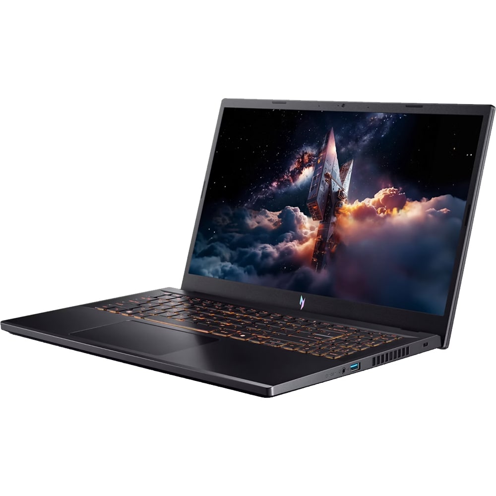 Laptop Gaming ACER Nitro V 15 ANV15-42-R4DB, AMD Ryzen 7 7445HS pana la 4.7GHz, 15.6" FHD, 16GB, SSD 1TB, NVIDIA GeForce RTX 4050 6GB, Free DOS, negru