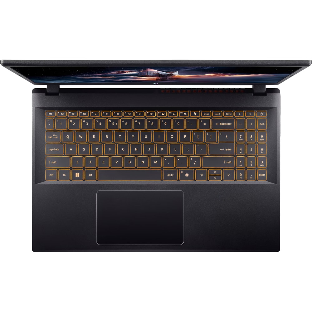 Laptop Gaming ACER Nitro V 15 ANV15-42-R4DB, AMD Ryzen 7 7445HS pana la 4.7GHz, 15.6" FHD, 16GB, SSD 1TB, NVIDIA GeForce RTX 4050 6GB, Free DOS, negru
