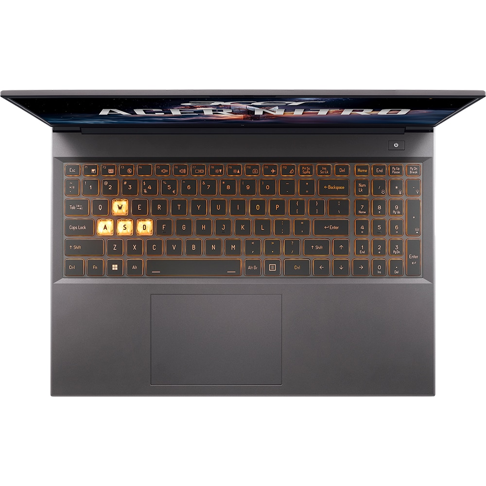Laptop Gaming ACER Nitro V 16 ANV16-I12-753M, Intel Core 7 230H pana la 5.2GHz, 16" WUXGA, 16GB, SSD 512GB, NVIDIA GeForce RTX 3050 4GB, Free DOS, Herald Grey