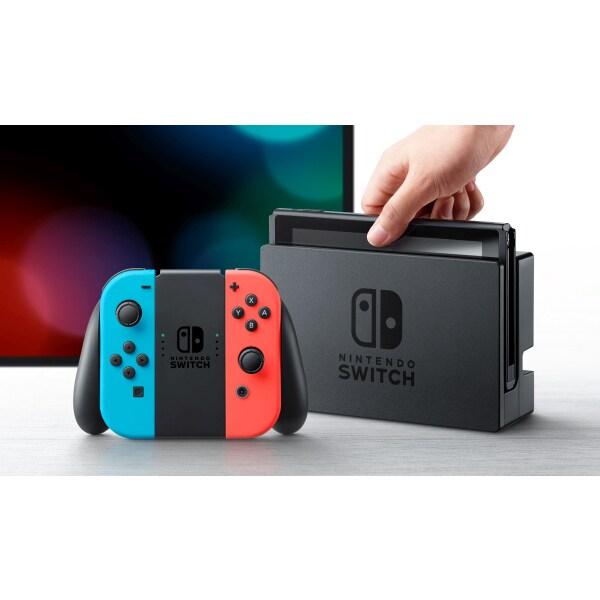 Consola NINTENDO Switch (Joy-Con Neon Red/Blue) Mario Kart 8 Deluxe (cod download)