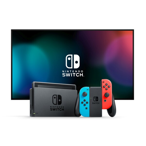 Consola NINTENDO Switch (Joy-Con Neon Red/Blue) Mario Kart 8 Deluxe (cod download)