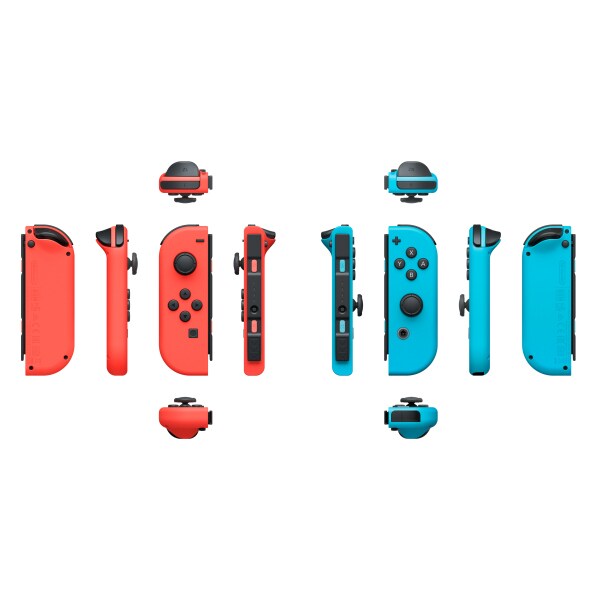 Pereche Joy-Con NINTENDO Switch NSW, neon red/ blue