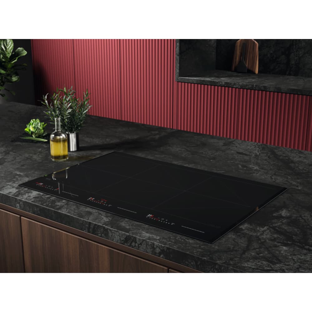 Plita incorporabila AEG NIR86T08FB, Inductie, 6 arzatoare, Touch Control, negru